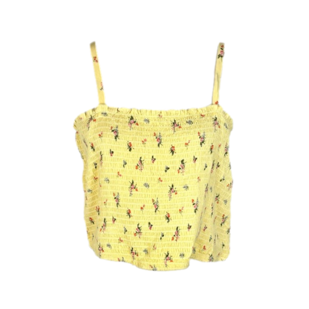 Forever 21+ yellow smock top, NWT